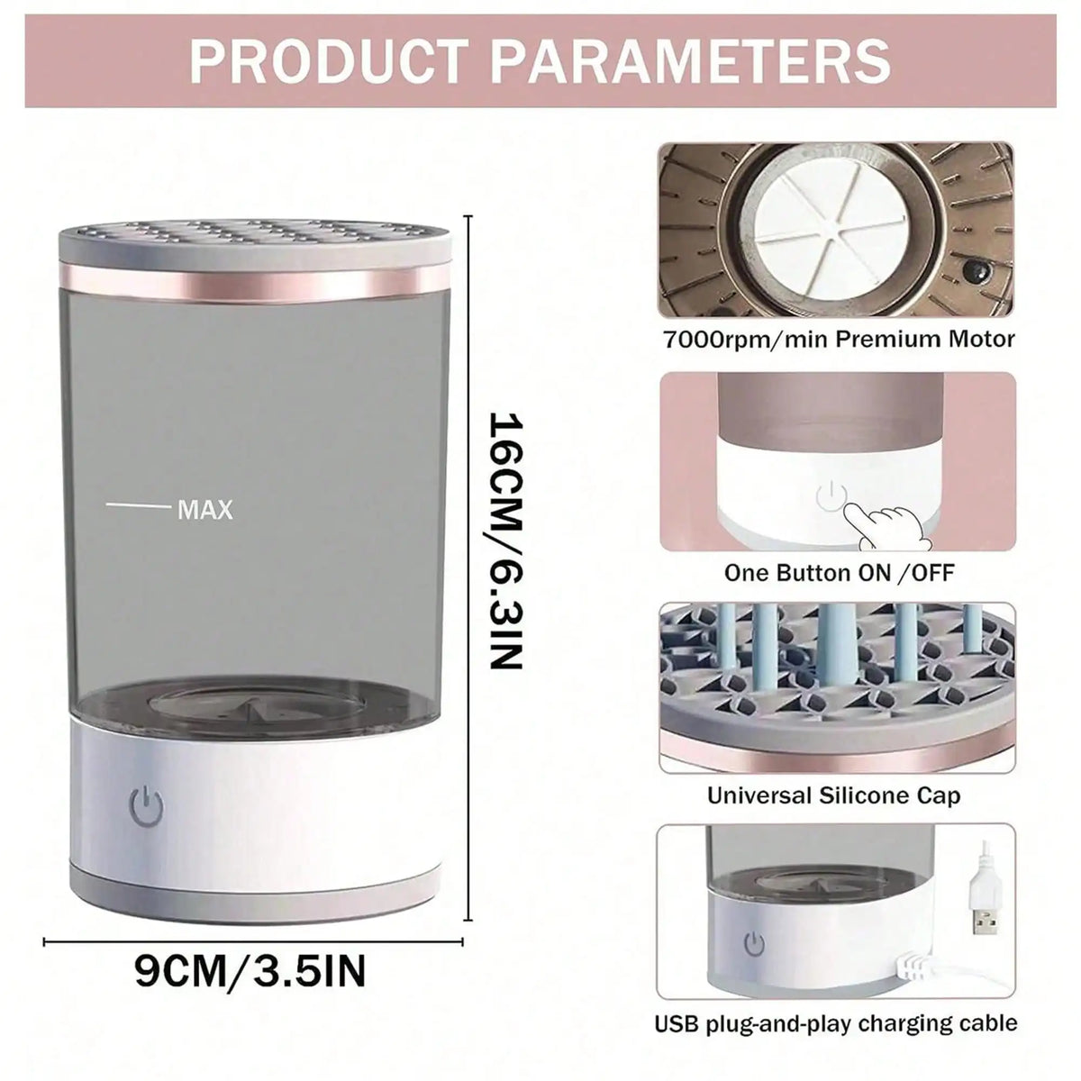 Electric Brush Cleaner & Dryer