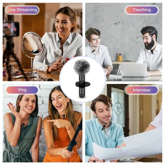 Wireless Clip-On Microphone