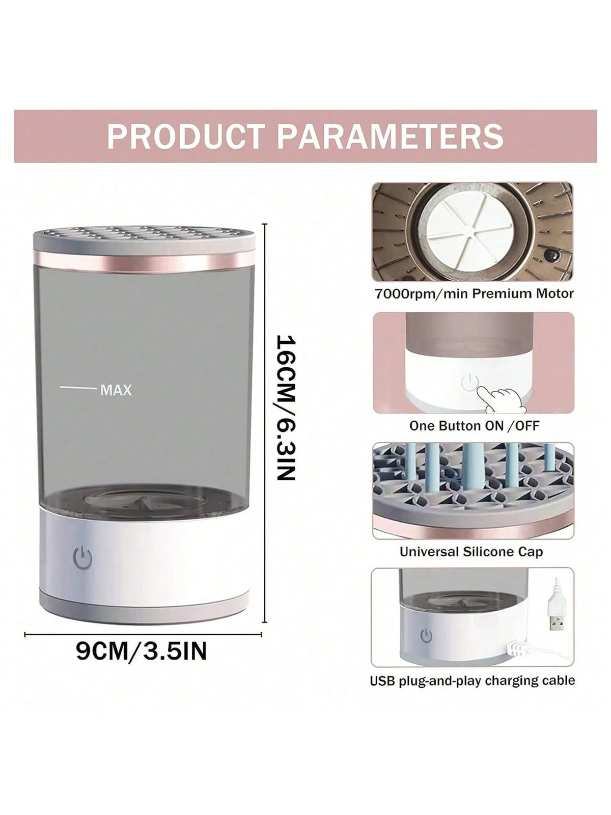 Electric Brush Cleaner & Dryer